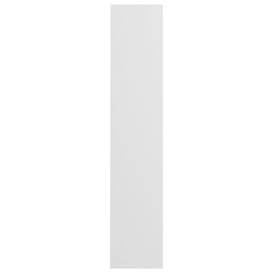 Scarpiera a Muro Bianca 60x18x90 cm in Legno Multistrato 806759