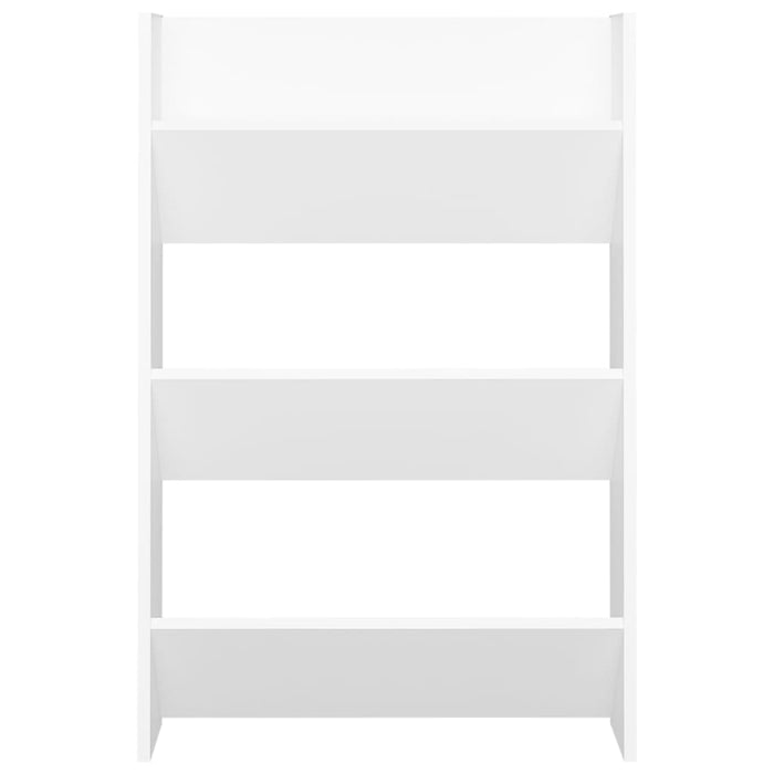 Scarpiere a Muro 2pz Bianche 60x18x90 cm in Legno Multistrato 806760