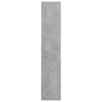 Scarpiere Muro 2pz Grigio Cemento 60x18x90cm Legno Multistrato 806768