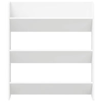 Scarpiere a Muro 2 pz Bianco 80x18x90 cm in Truciolato cod mxl 45494