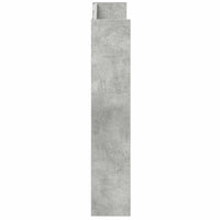 Scarpiere Muro 2pz Grigio Cemento 80x18x90cm Legno Multistrato