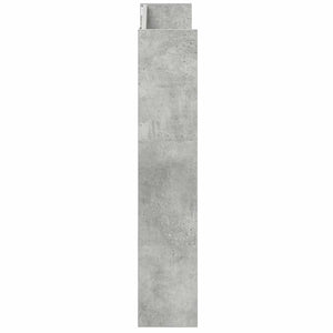 Scarpiere Muro 2pz Grigio Cemento 80x18x90cm Legno Multistrato