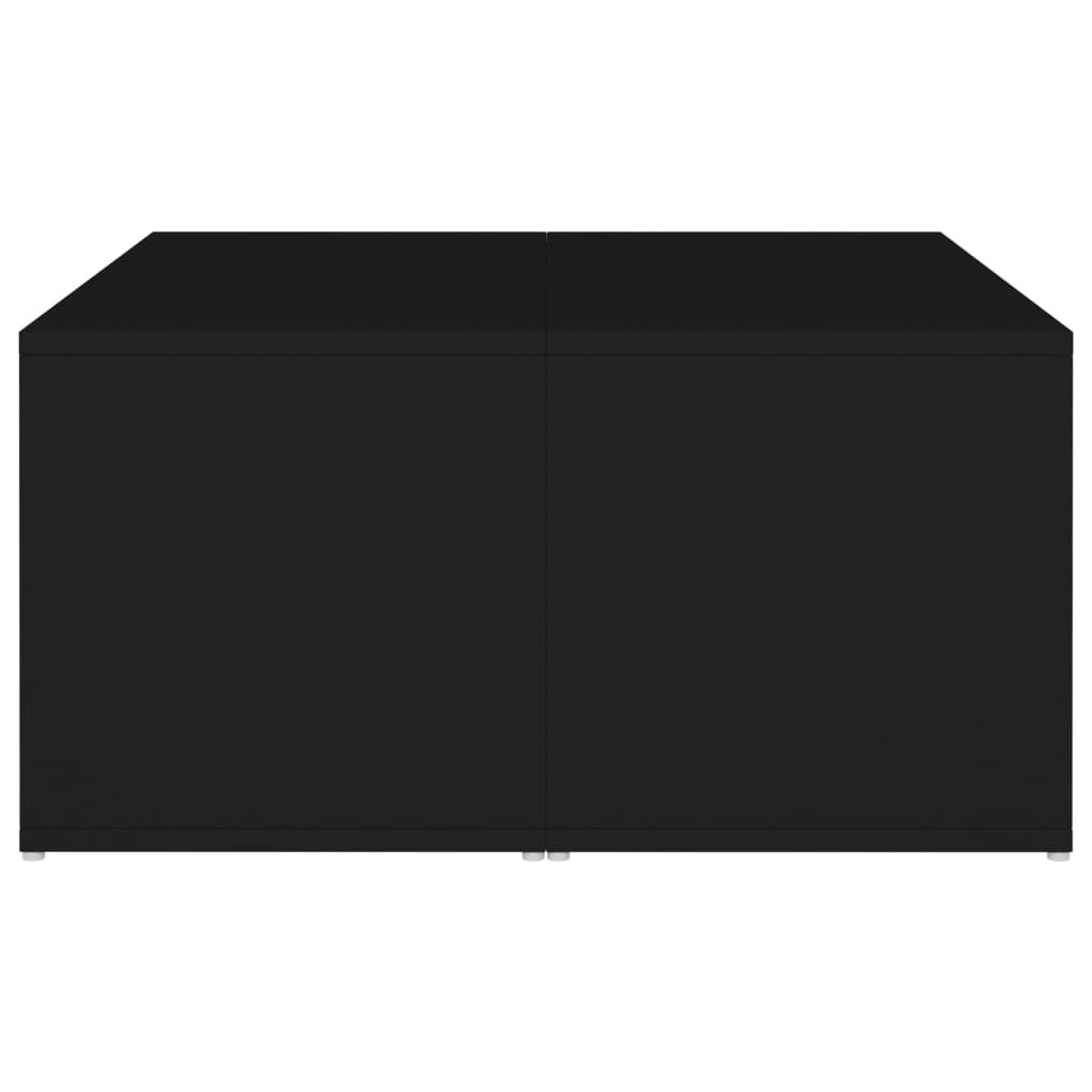 Tavolini da Salotto 4 pz Neri 33x33x33cm in Truciolato cod mxl 23786