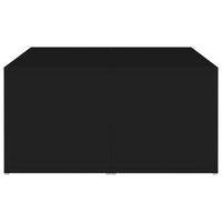 Tavolini da Salotto 4 pz Neri 33x33x33cm in Truciolato cod mxl 23786