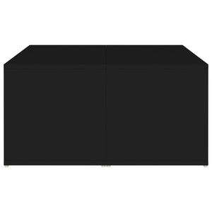 Tavolini da Salotto 4 pz Neri 33x33x33cm in Truciolato cod mxl 23786