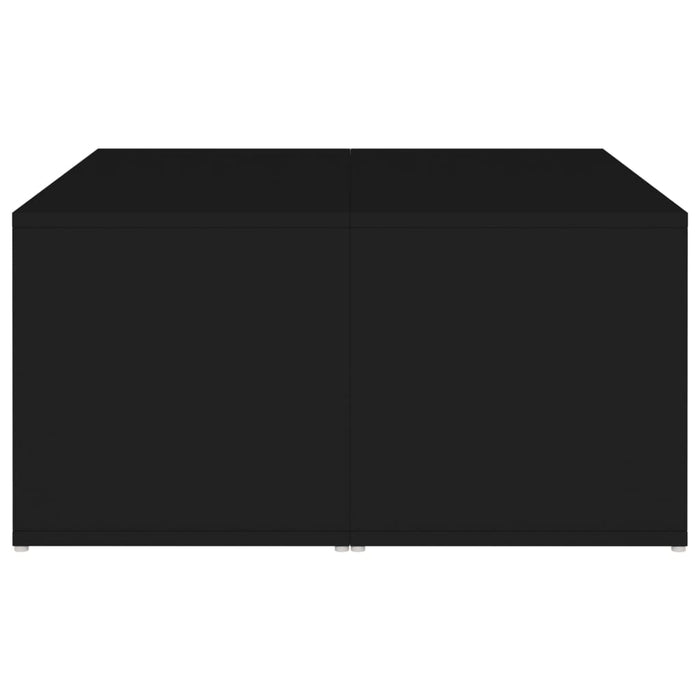 Tavolini da Salotto 4 pz Neri 33x33x33cm in Truciolato cod mxl 23786