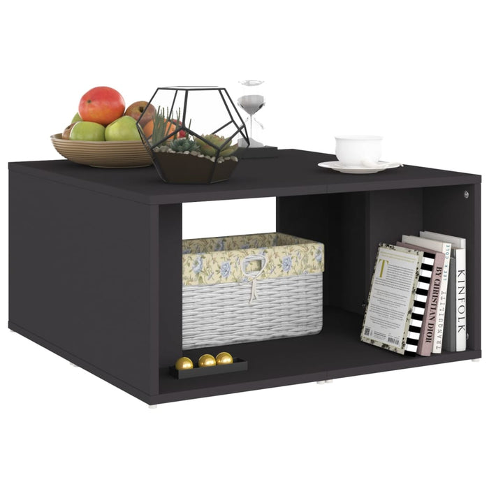 Tavolini da Salotto 4 pz Grigi 33x33x33 cm in Multistrato 806815