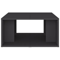 Tavolini da Salotto 4 pz Grigi 33x33x33 cm in Multistrato 806815