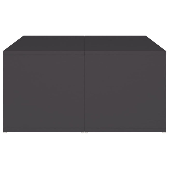 Tavolini da Salotto 4 pz Grigi 33x33x33 cm in Multistrato 806815