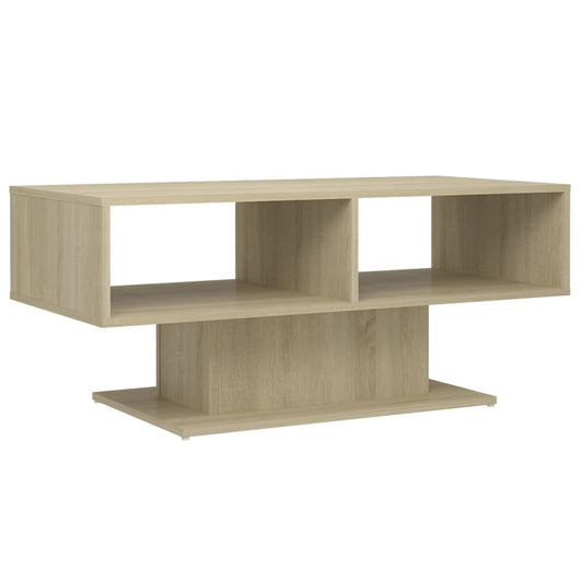 Tavolino Salotto-Tavolino da Soggiorno Rovere Sonoma 103,5x50x44,5 Legno Multistrato