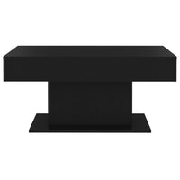 Tavolino da Salotto Nero 96x50x45 cm in Legno Multistrato 806832