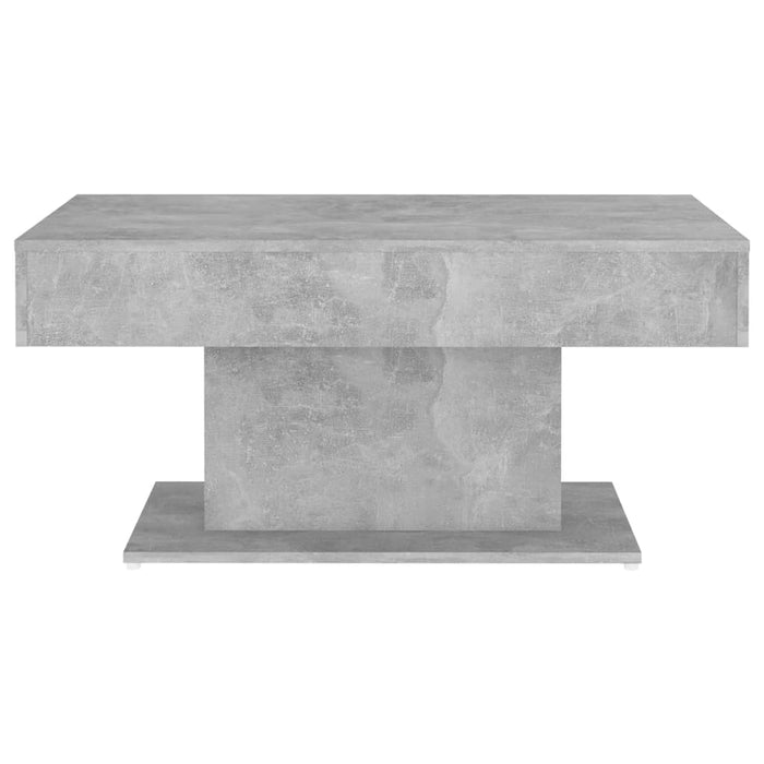 Tavolino da Salotto Grigio Cemento 96x50x45cm Legno Multistrato 806835