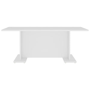Tavolino da Salotto Bianco 103,5x60x40 cm in Legno Multistrato 806840