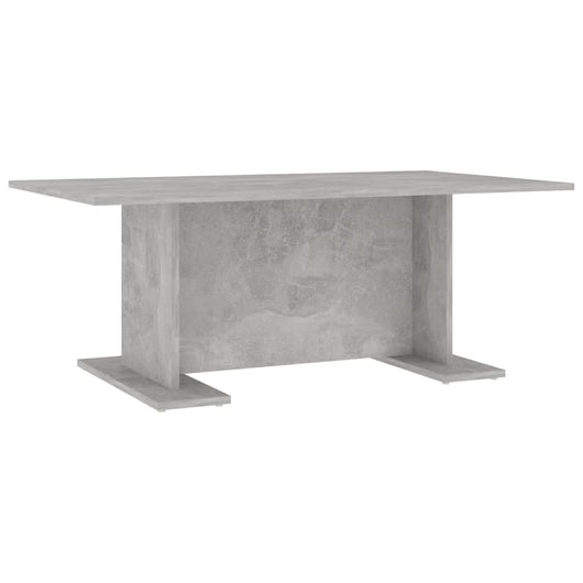 Tavolino da CaffÃ¨ Grigio Cemento 103,5x60x40 cm in Truciolato cod mxl 10245