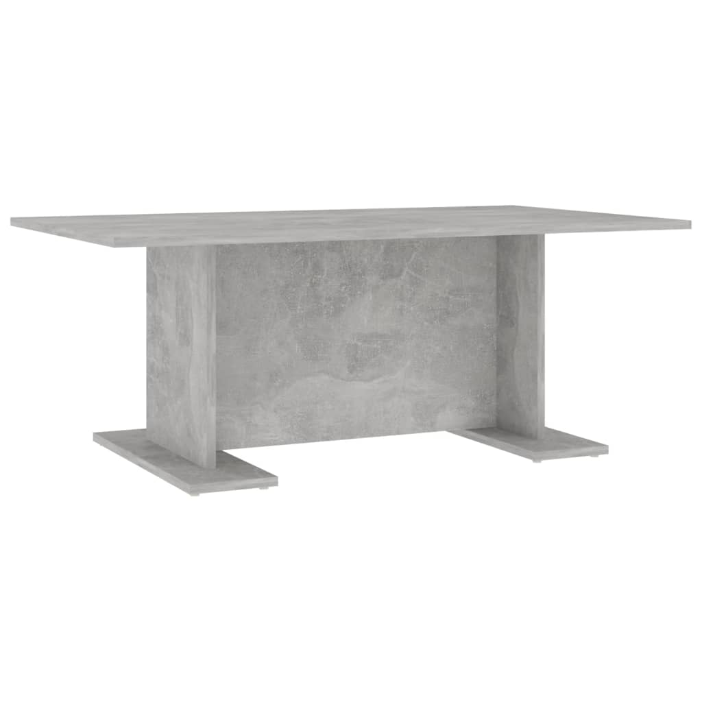 Tavolino Salotto Grigio Cemento 103,5x60x40cm Legno Multistrato 806844