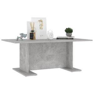 Tavolino da CaffÃ¨ Grigio Cemento 103,5x60x40 cm in Truciolato cod mxl 10245