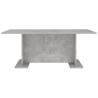 Tavolino da CaffÃ¨ Grigio Cemento 103,5x60x40 cm in Truciolato cod mxl 10245