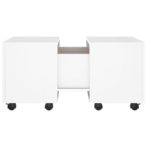 Tavolino da Salotto Bianco 60x60x38 cm in Truciolato cod mxl 10416