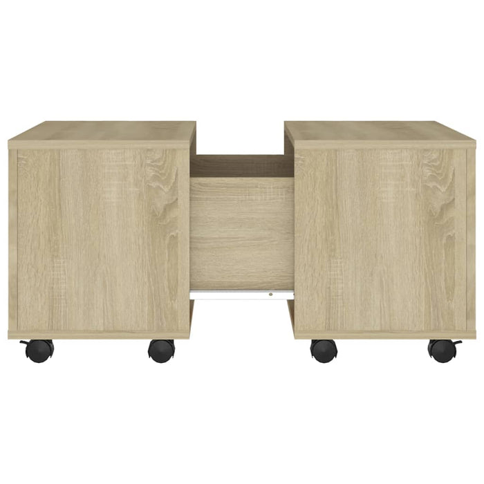 Tavolino da Salotto Rovere Sonoma 60x60x38 cm in Truciolato cod mxl 63919