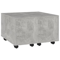 Tavolino da Salotto Grigio Cemento 60x60x38 cm in Truciolato cod mxl 63967