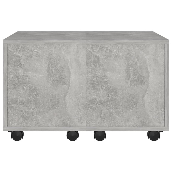Tavolino da Salotto Grigio Cemento 60x60x38 cm in Truciolato cod mxl 63967