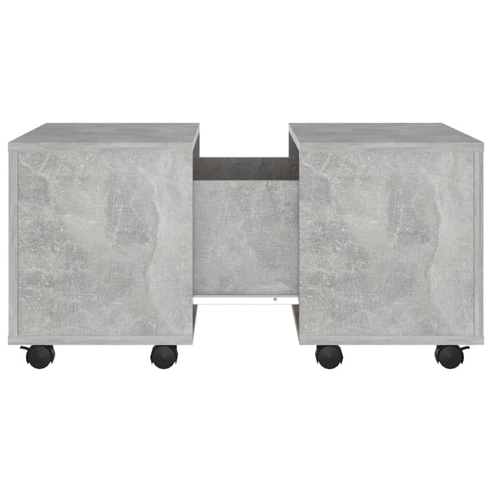 Tavolino da Salotto Grigio Cemento 60x60x38 cm in Truciolato cod mxl 63967