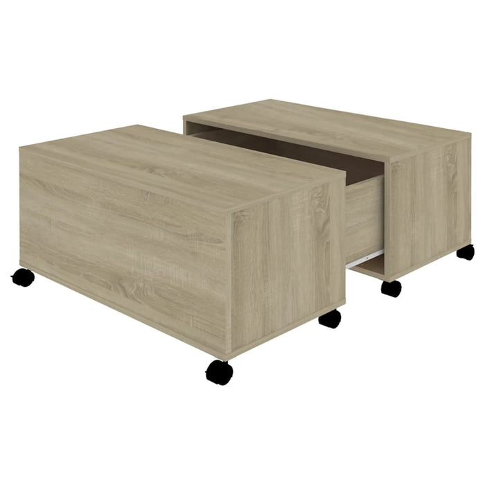 Tavolino da Salotto Rovere Sonoma 75x75x38 cm Legno Multistrato 806870