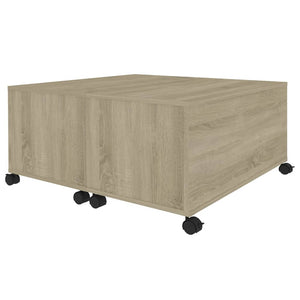Tavolino da Salotto Rovere Sonoma 75x75x38 cm Legno Multistrato 806870