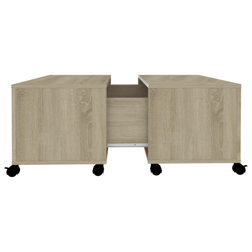 Tavolino da Salotto Rovere Sonoma 75x75x38 cm Legno Multistrato 806870