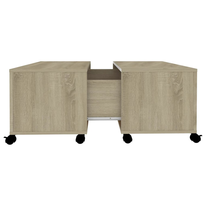 Tavolino da Salotto Rovere Sonoma 75x75x38 cm Legno Multistrato 806870