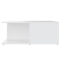 Tavolino da Salotto Bianco 80x80x31 cm in Legno Multistrato 806876