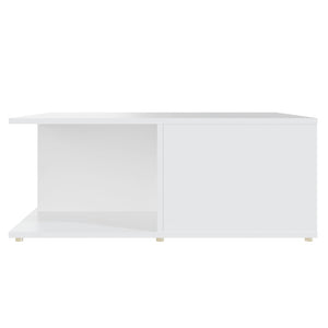 Tavolino da Salotto Bianco 80x80x31 cm in Legno Multistrato 806876