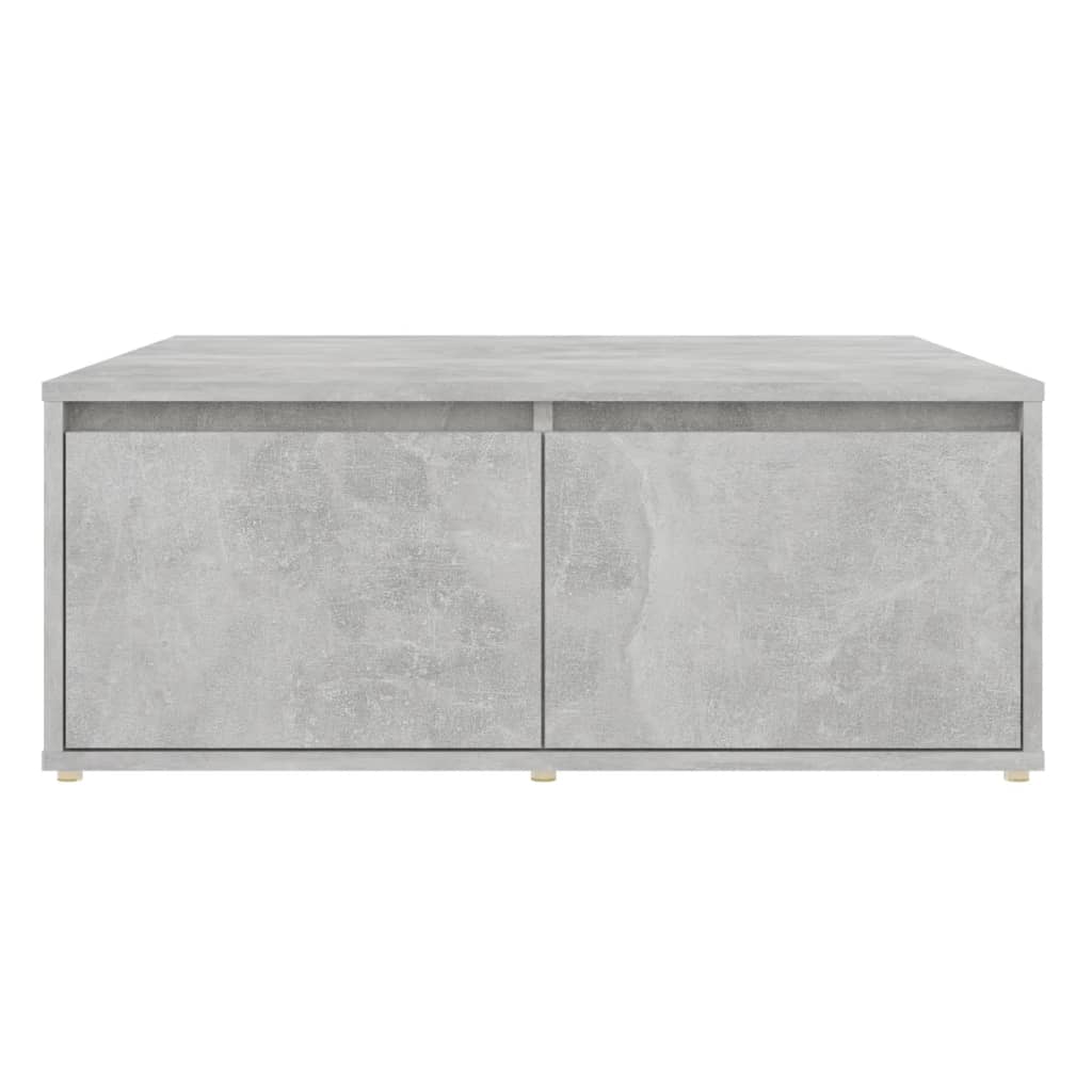 Tavolino da CaffÃ¨ Grigio Cemento 80x80x31 cm in Truciolato cod mxl 55499
