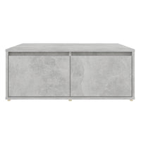 Tavolino da CaffÃ¨ Grigio Cemento 80x80x31 cm in Truciolato cod mxl 55499