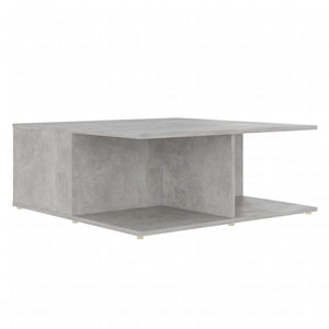Tavolino da CaffÃ¨ Grigio Cemento 80x80x31 cm in Truciolato cod mxl 55499