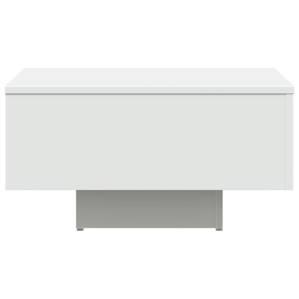 Tavolino da Salotto-Tavolino da soggiorno Bianco 60x60x31,5 cm in Legno Multistrato