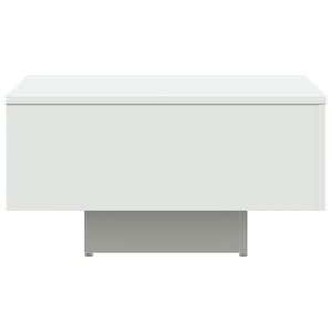 Tavolino da Salotto-Tavolino da soggiorno Bianco 60x60x31,5 cm in Legno Multistrato