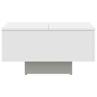 Tavolino da Salotto Bianco 60x60x31,5 cm in Truciolato cod mxl 14456