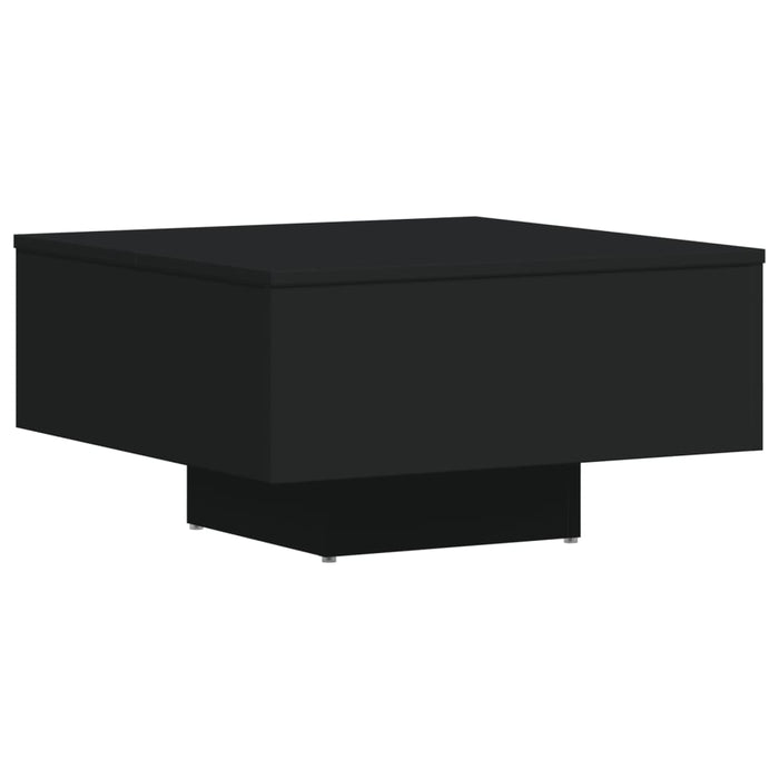 Tavolino da Salotto Nero 60x60x31,5 cm in Legno Multistrato 806886