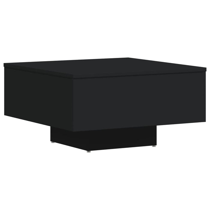 Tavolino da Salotto Nero 60x60x31,5 cm in Legno Multistrato 806886