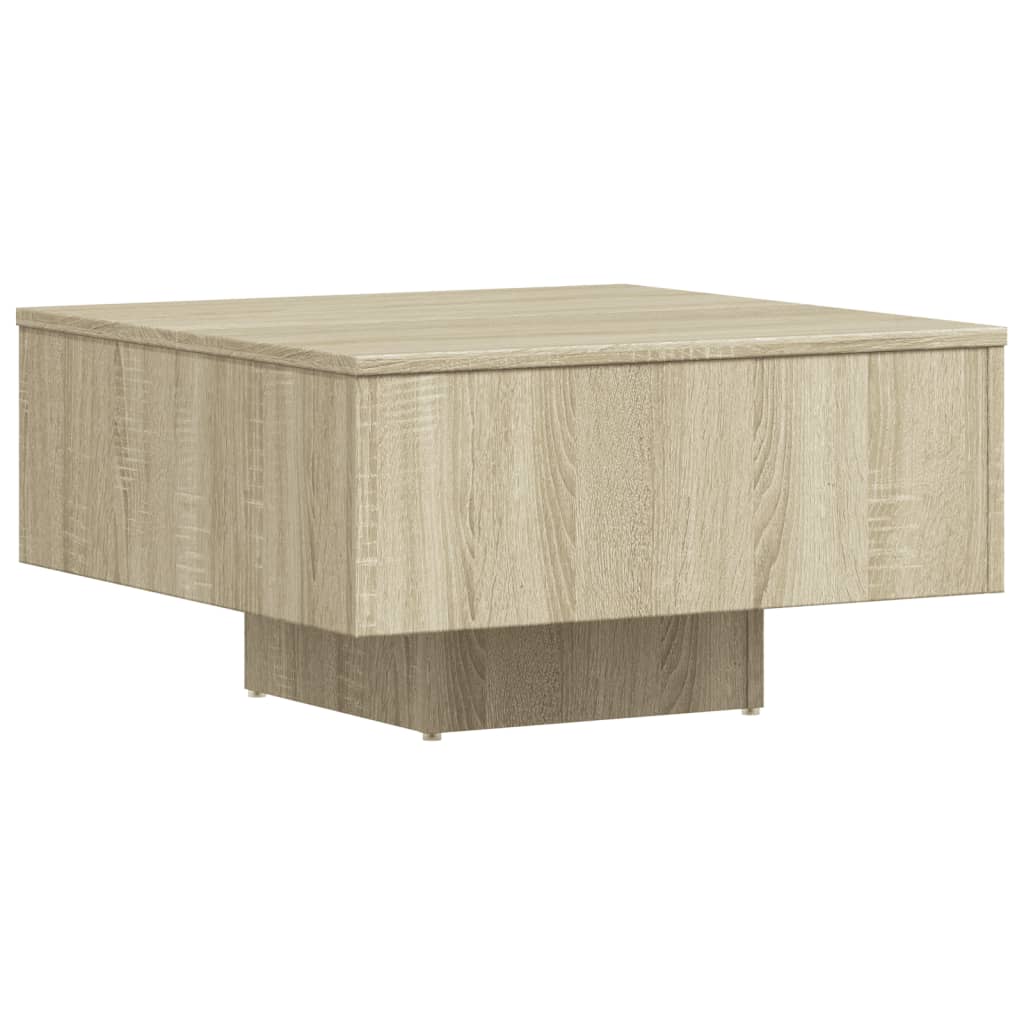 Tavolino Salotto Rovere Sonoma 60x60x31,5 cm Legno Multistrato 806888