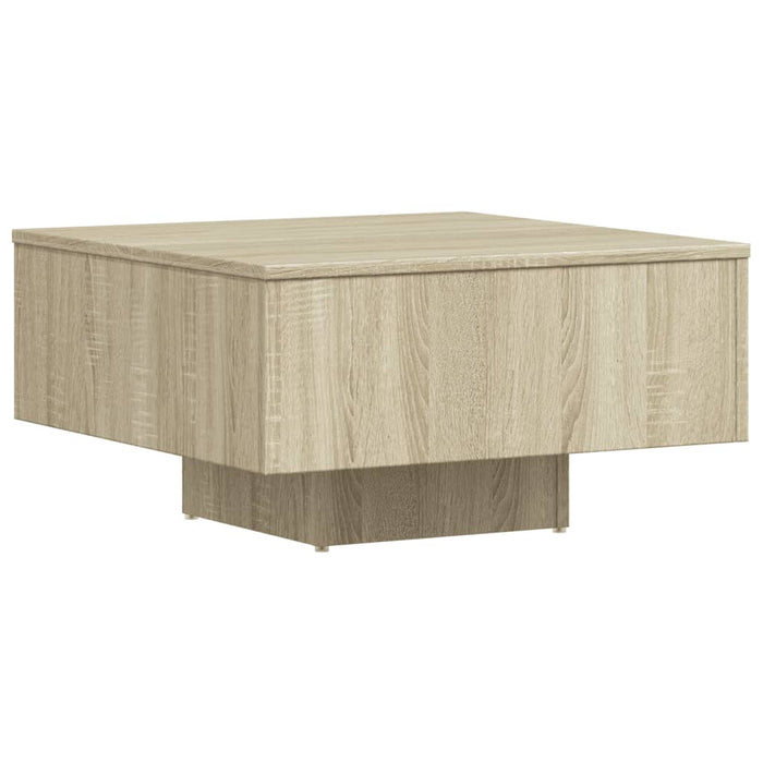 Tavolino Salotto Rovere Sonoma 60x60x31,5 cm Legno Multistrato 806888