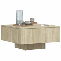 Tavolino Salotto Rovere Sonoma 60x60x31,5 cm Legno Multistrato 806888