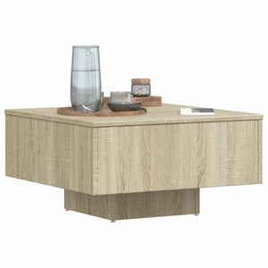 Tavolino Salotto Rovere Sonoma 60x60x31,5 cm Legno Multistrato 806888