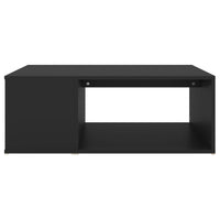 Tavolino da Salotto Nero 90x67x33 cm in Legno Multistrato 806904