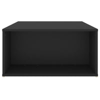 Tavolino da Salotto Nero 90x67x33 cm in Legno Multistrato 806904