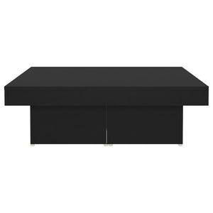 Tavolino da Salotto Nero 90x90x28 cm in Truciolato cod mxl 13951