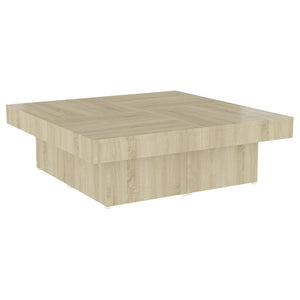 Tavolino da Salotto Rovere Sonoma 90x90x28 cm Legno Multistrato 806915