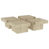 Tavolino da Salotto Rovere Sonoma 90x90x28 cm Legno Multistrato 806915