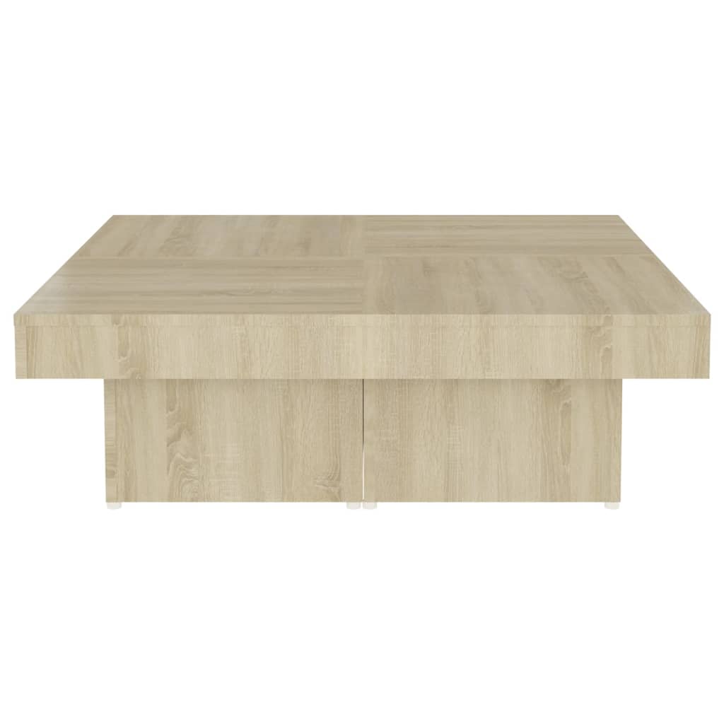 Tavolino da Salotto Rovere Sonoma 90x90x28 cm Legno Multistrato 806915